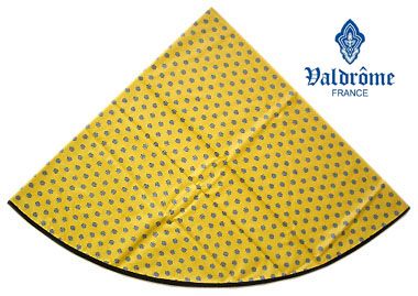 Round Tablecloth Coated (VALDROME / Picoli. yellow) - Click Image to Close